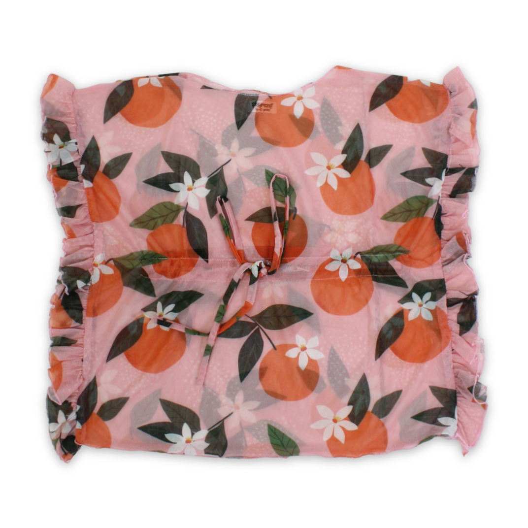 Baby Girls Tulle Cover-Up – Pink Printed - Clothing - Playmore