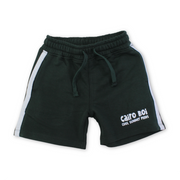 Boys Cotton Short – Olive with "Cairo Boi" Print