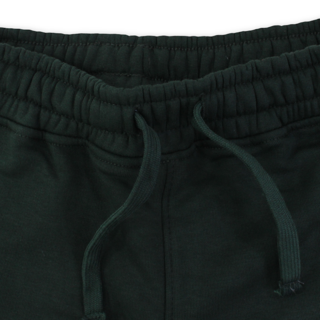 Boys Cotton Short – Olive with "Cairo Boi" Print