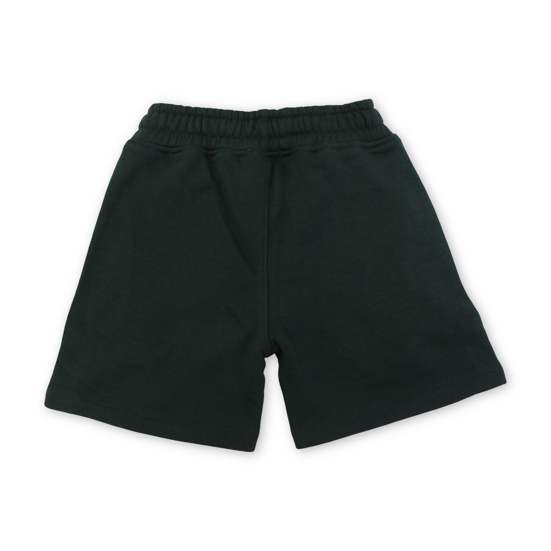 Boys Cotton Short – Olive with "Cairo Boi" Print