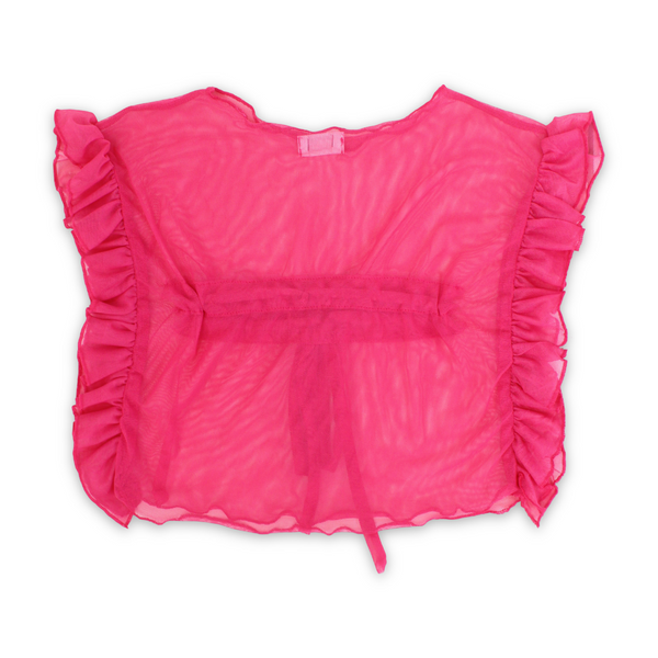 Baby Girls Tulle Cover-Up – Fuchsia