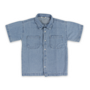 Boys Cotton Denim Shirt – Blue