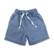 Boys Denim Short – Ice Blue