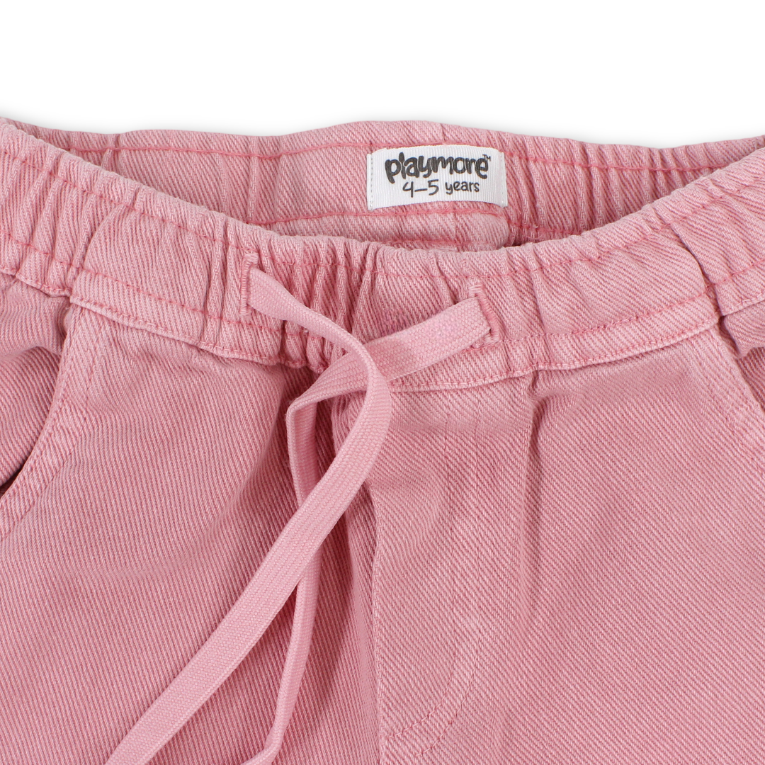 Girls Gabardine Pants – Pink