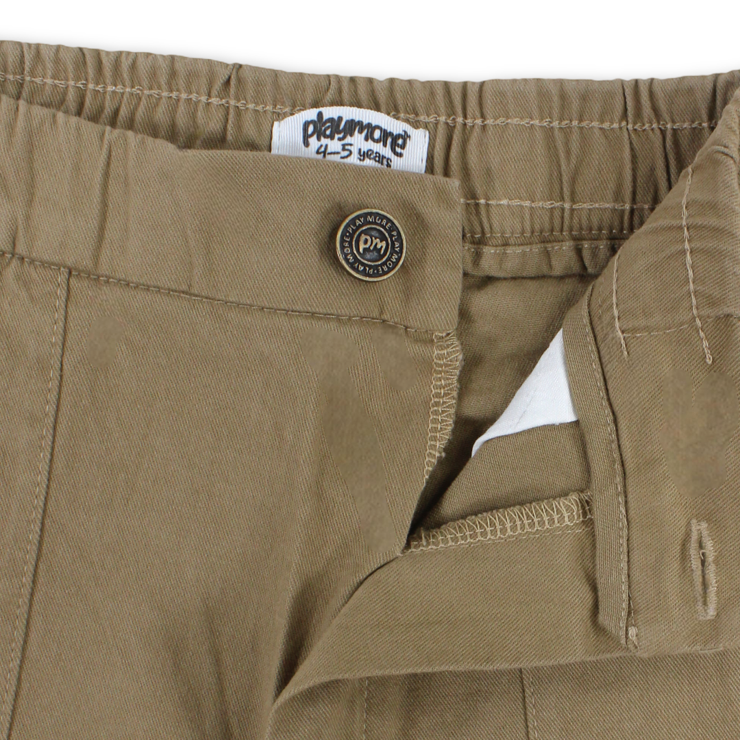 Boys Gabardine Pants – Coffee