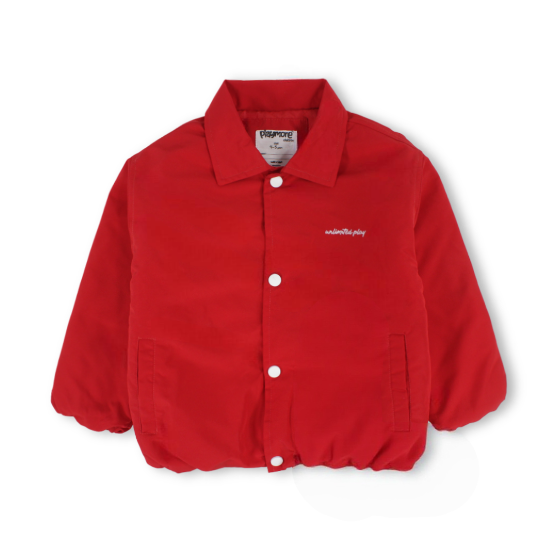 Boys Waterproof Jacket – Red