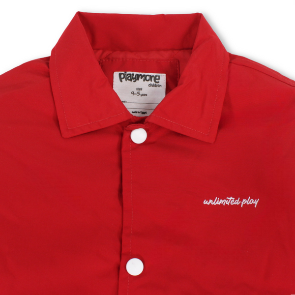 Boys Waterproof Jacket – Red