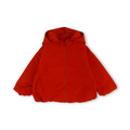 Unisex Baby Waterproof Hooded Jacket – Red