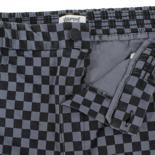 Teens Gabardine Pants – Grey Checkered
