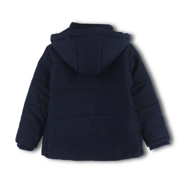 Unisex Waterproof Hooded Jacket – Navy