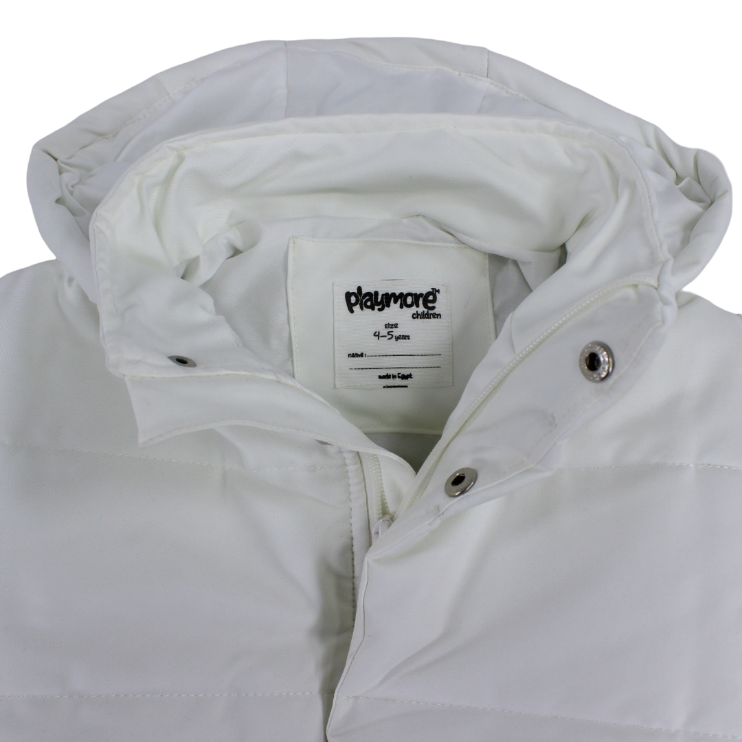 Unisex Waterproof Hooded Jacket – Off-White