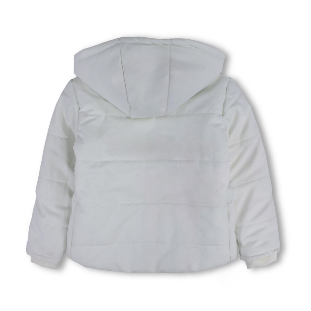Unisex Waterproof Hooded Jacket – Off-White