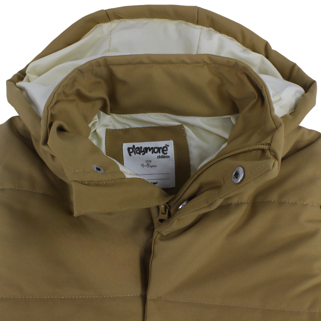 Unisex Waterproof Hooded Jacket – Camel