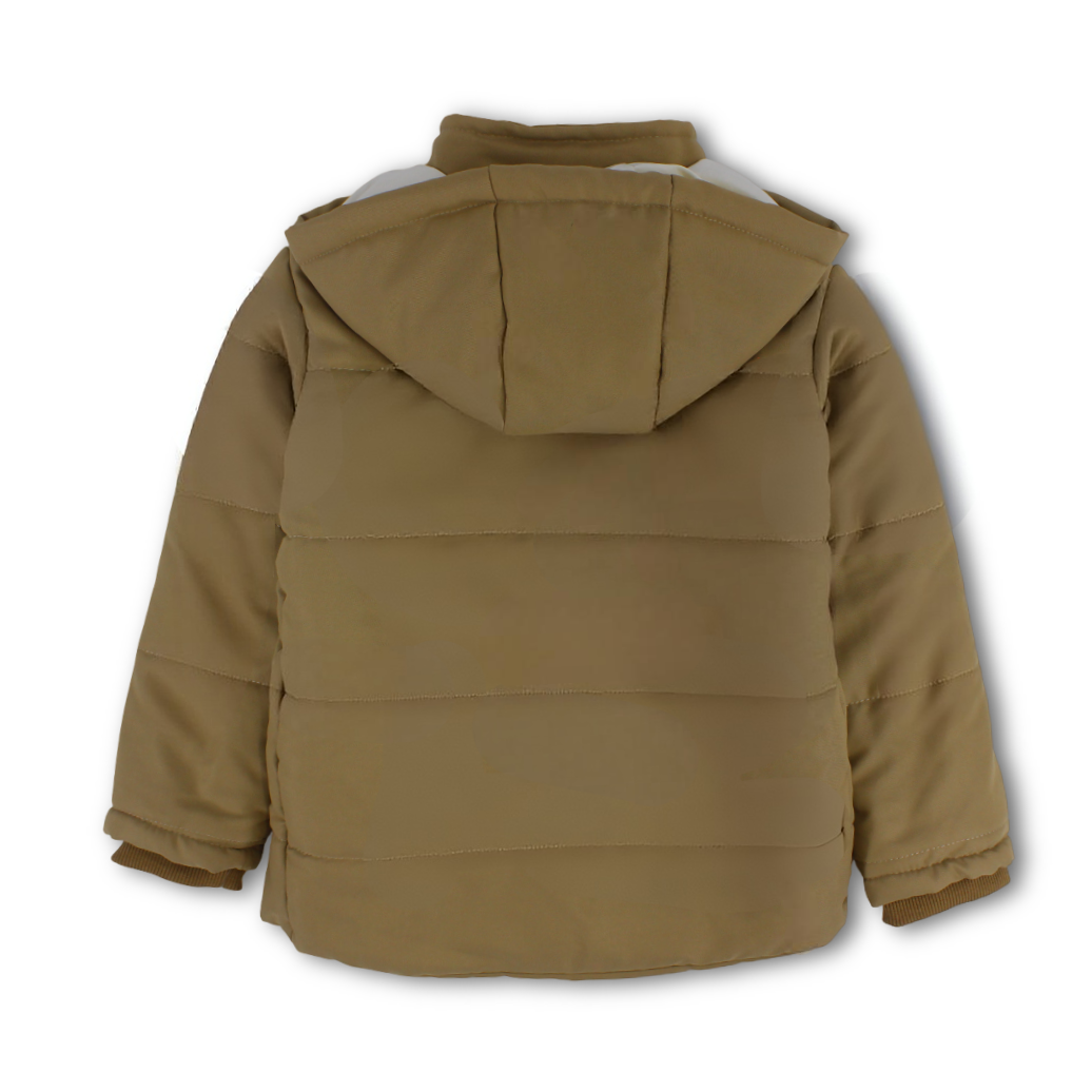 Unisex Waterproof Hooded Jacket – Camel