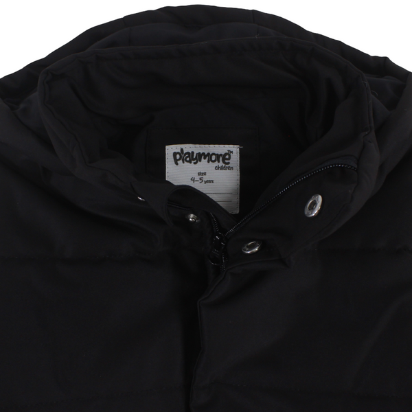 Unisex Waterproof Hooded Jacket – Black