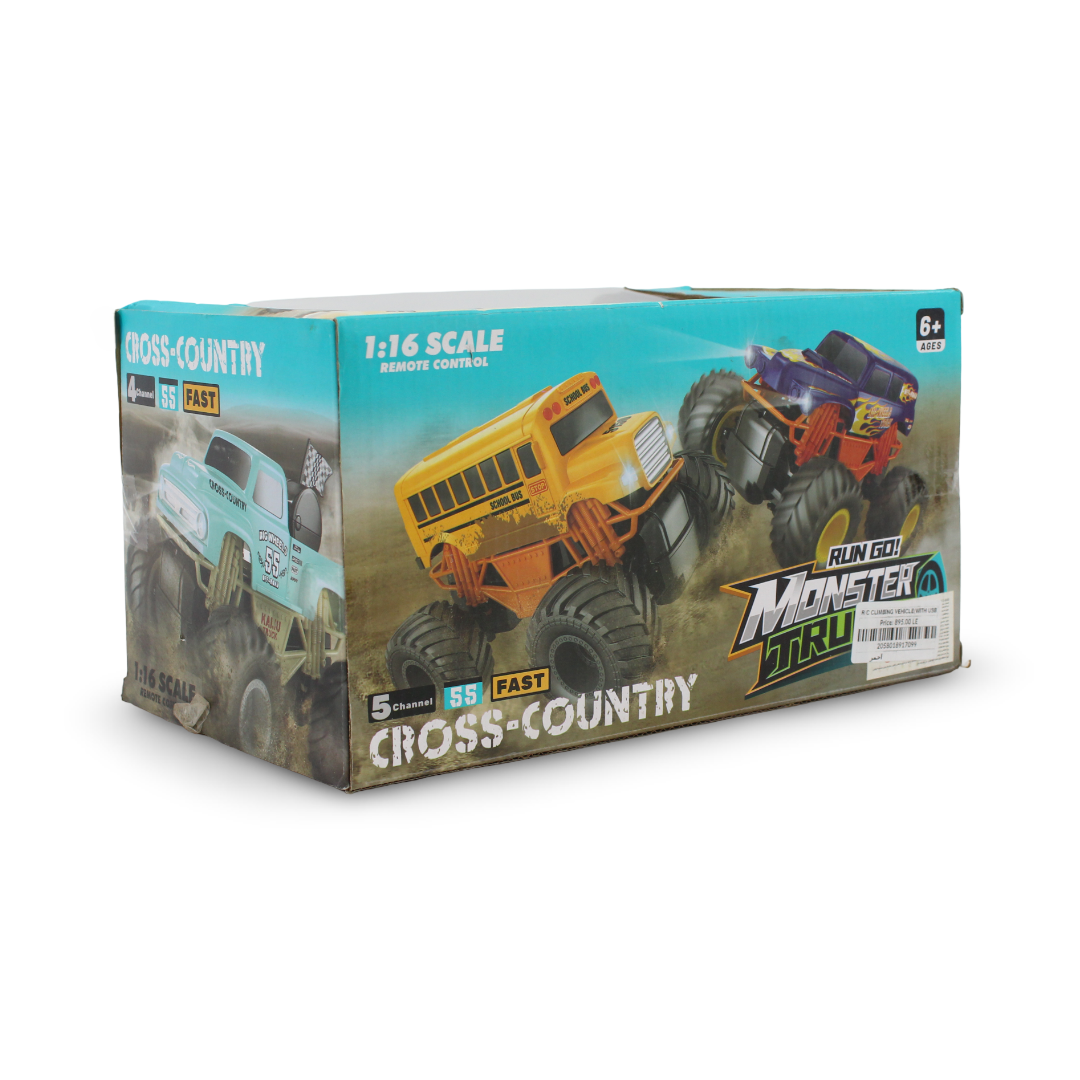 KRC Run Go! Monster Truck RC Toy in 1:16 Scale