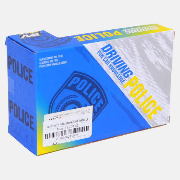 Police Car with Sound and Light – Action-Packed Playtime (Aqua)