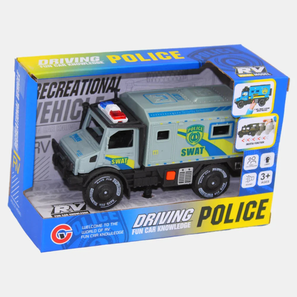 Police Car with Sound and Light – Action-Packed Playtime (Mint)