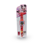 Mickey Mouse Learning Watch with LED Square and Plastic Ribbon