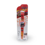 Cars Learning Watch with LED Square and Plastic Ribbon