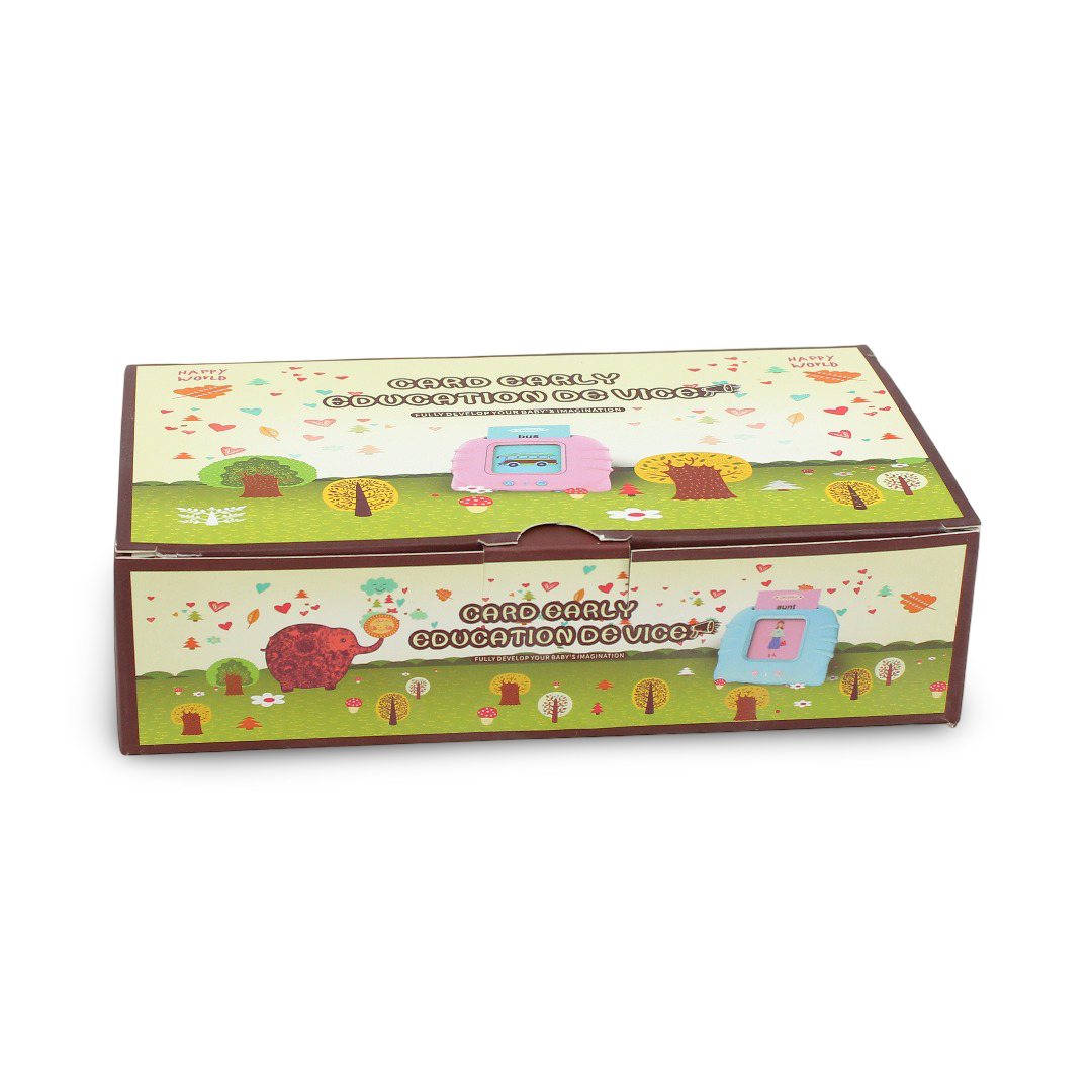 Happy World Talking Flash Cards Set 112 Card – Baby Blue