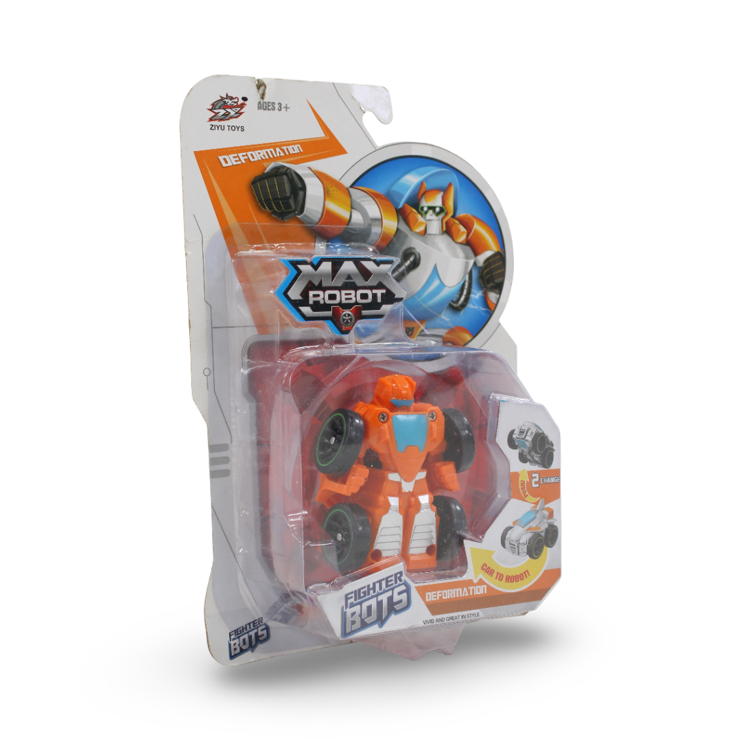 Ziyu Toys "Max Robot" 2-in-1 Transformer Car – Orange