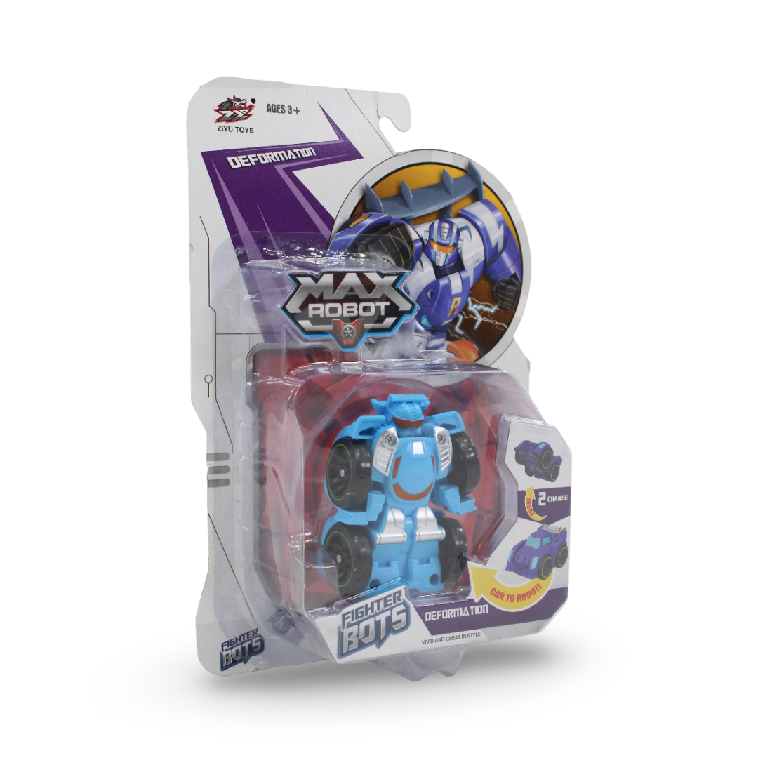 Ziyu Toys "Max Robot" 2-in-1 Transformer Car – Baby Blue