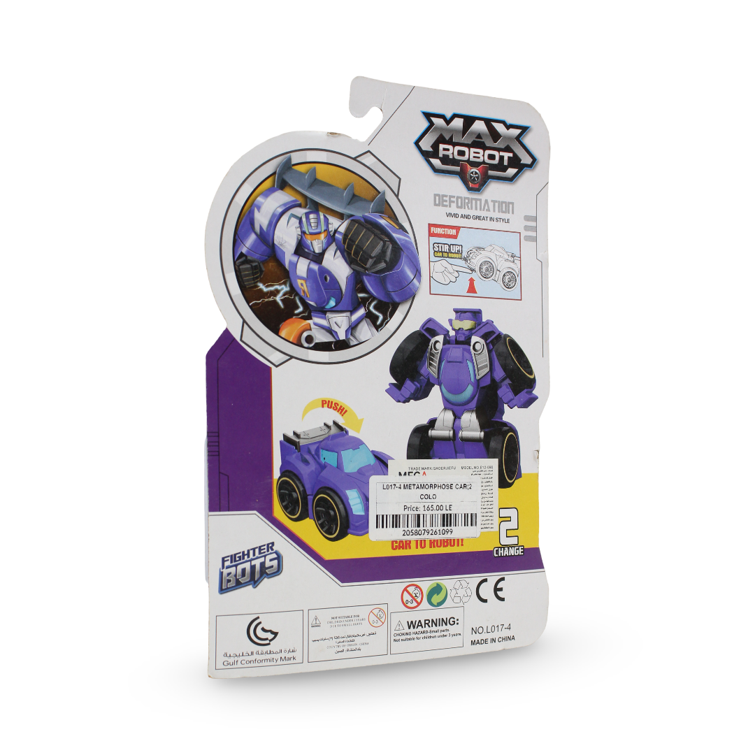 Ziyu Toys "Max Robot" 2-in-1 Transformer Car – Baby Blue