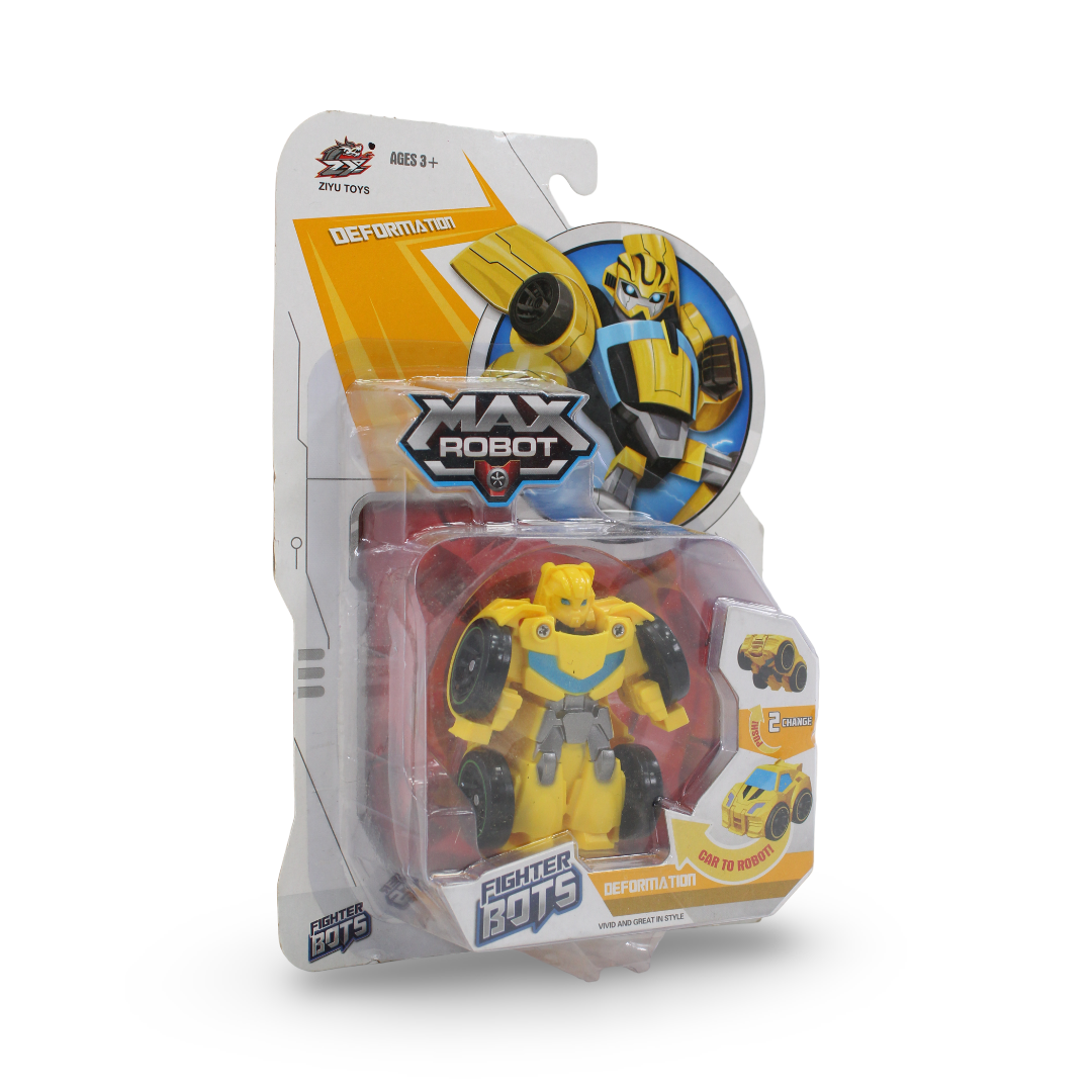 Ziyu Toys "Max Robot" 2-in-1 Transformer Car – Yellow