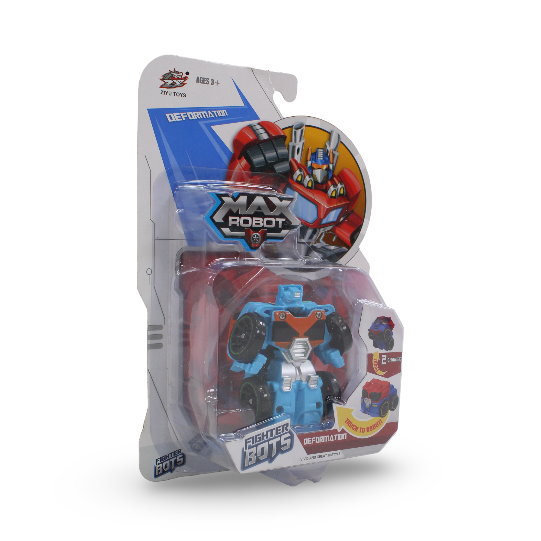 Ziyu Toys "Max Robot" 2-in-1 Transformer Car – Baby Blue