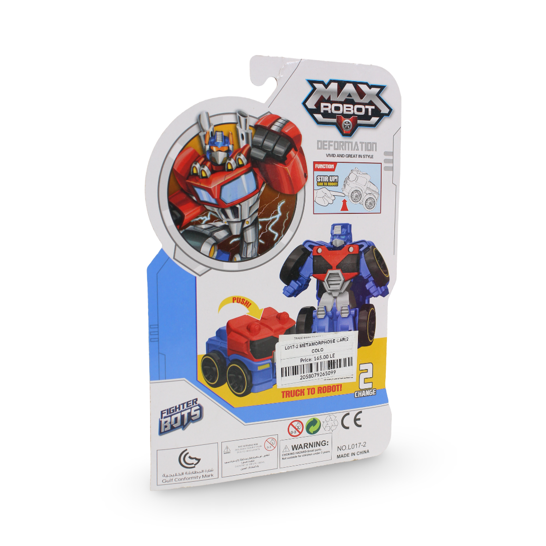 Ziyu Toys "Max Robot" 2-in-1 Transformer Car – Baby Blue