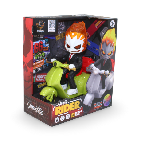 "Masters Rider" Motorcycle Set – Green
