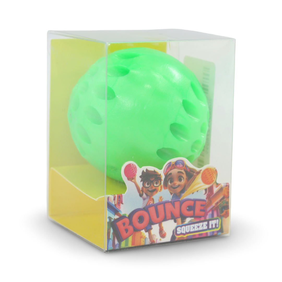 "Squeeze It" Bounce Toy – Green - Toys - OKO