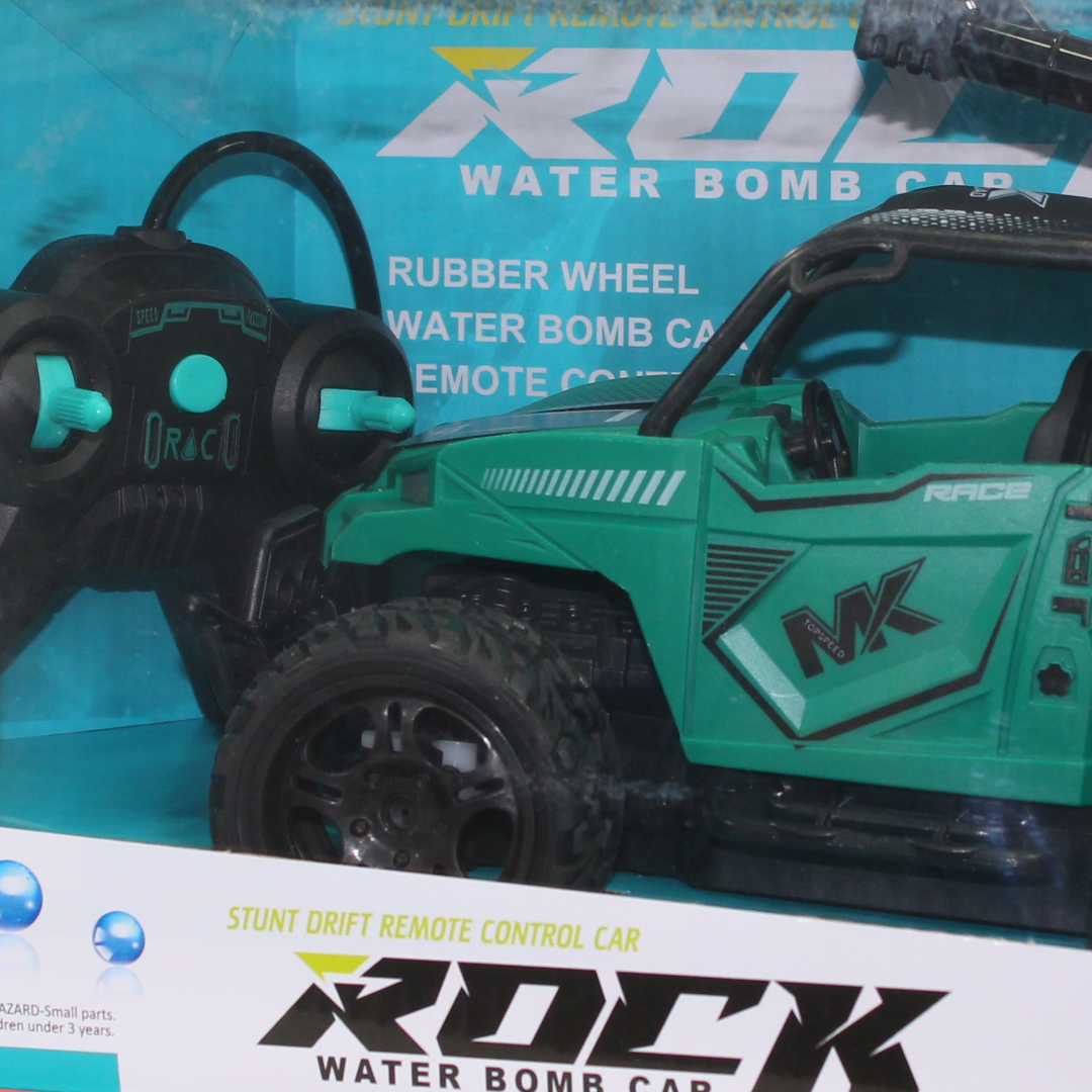 SBY 1:16 Scale "Rock Water Bomb Car" RC Stunt Vehicle – Green