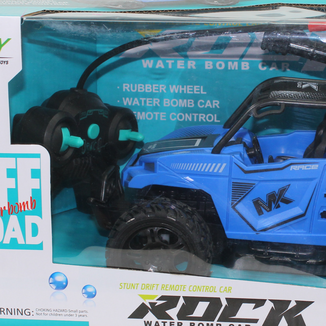 SBY 1:16 Scale "Rock Water Bomb Car" RC Stunt Vehicle – Blue