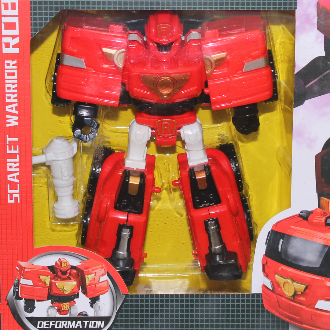 Ziyu Toys Scarlet Warrior Robot Deformation Toy – Red