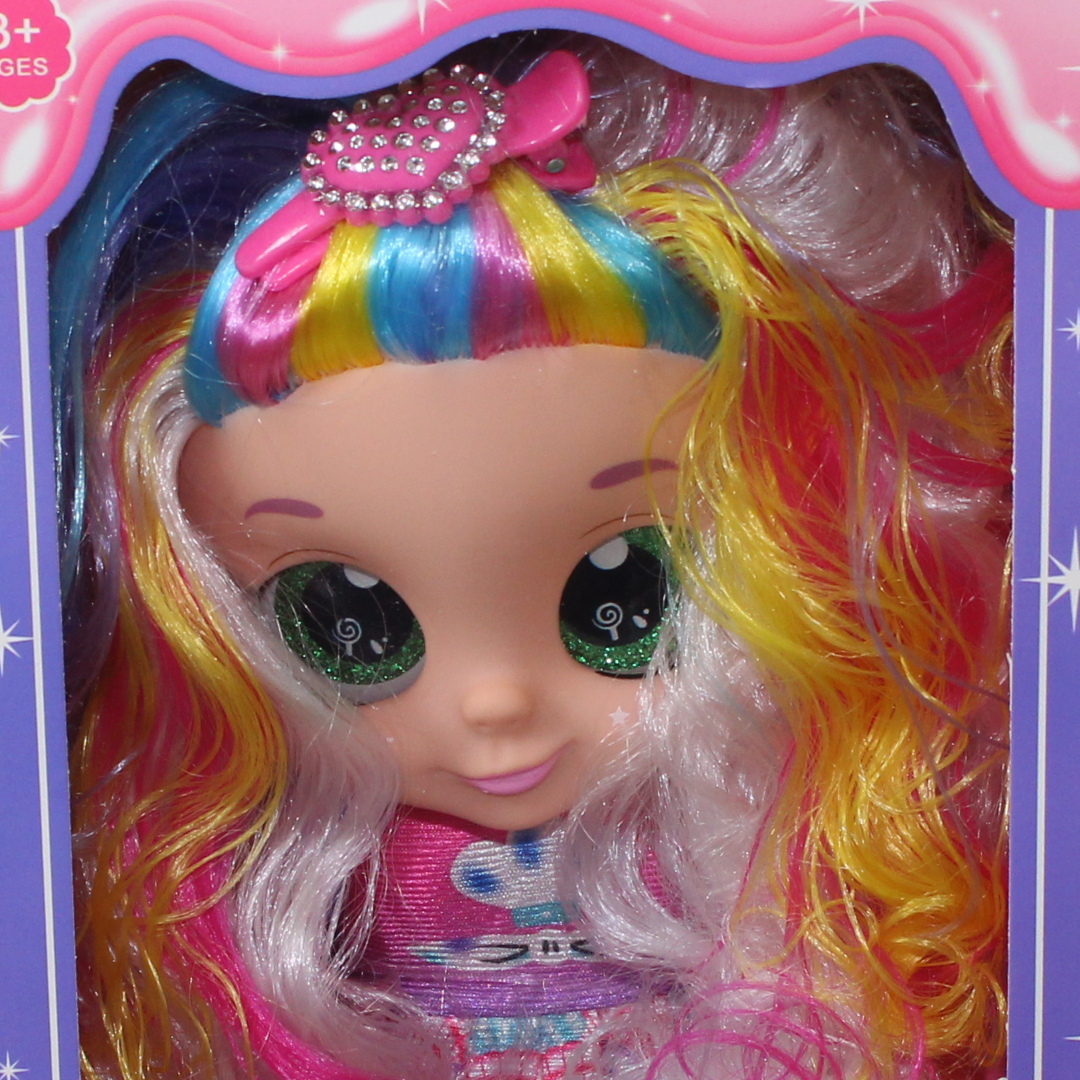 Sparkle Kids "5D Eyes" Musical Doll – Pink Dress