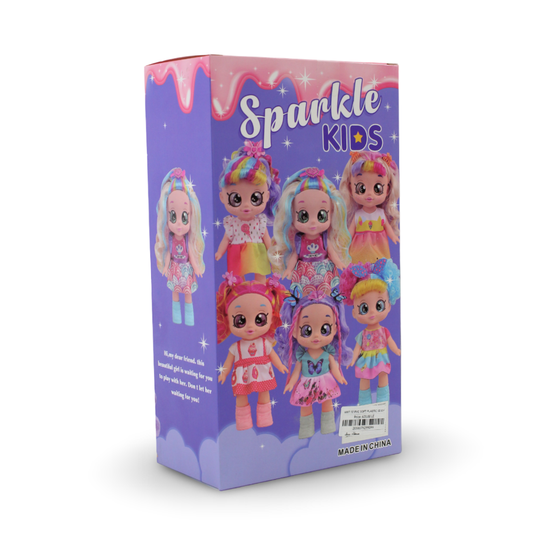 Sparkle Kids "5D Eyes" Musical Doll – Pink Dress
