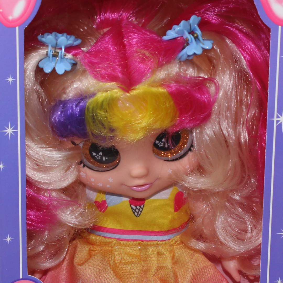 Sparkle Kids "5D Eyes" Musical Doll – Yellow Dress