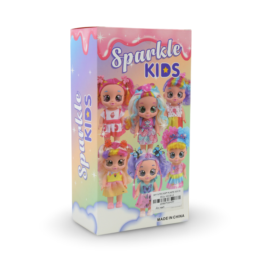 Sparkle Kids "5D Eyes" Musical Doll – Pink Dress
