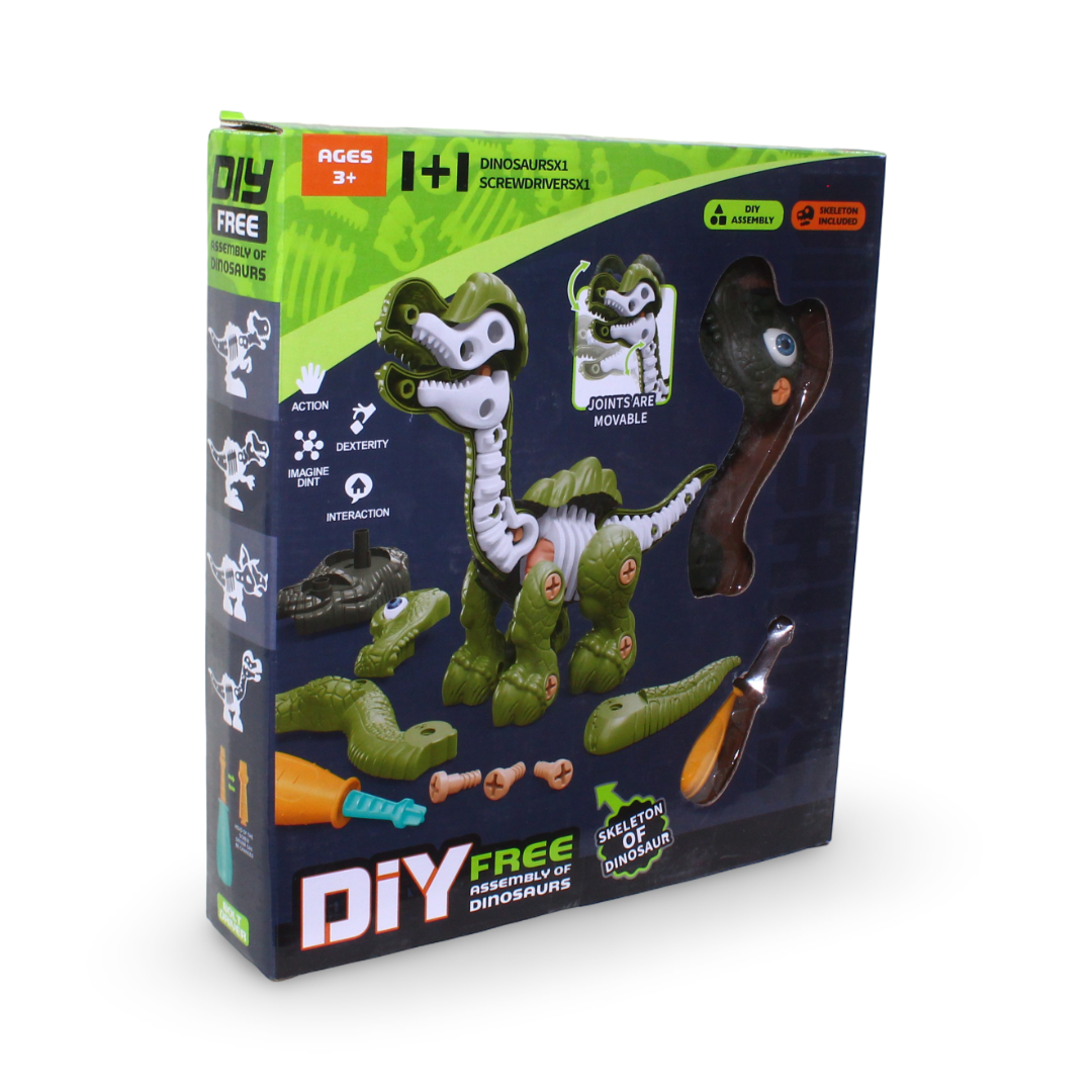 DIY Dinosaur Assembly Set – Olive - Toys - OKO