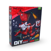 DIY Dinosaur Assembly Set – Red
