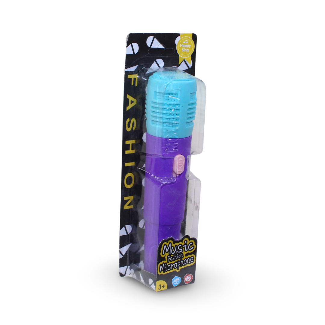 Fashion Music Microphone – Aqua & Purple