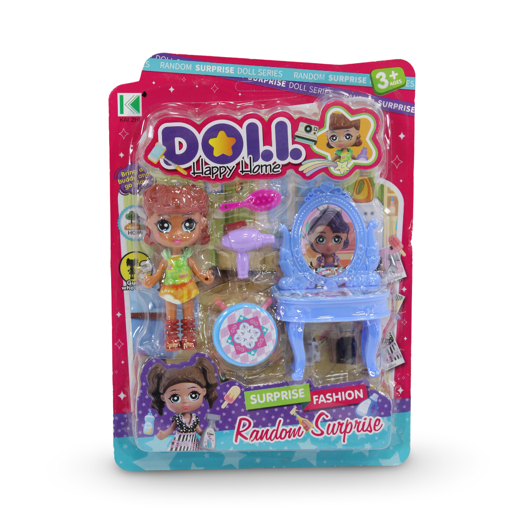 Random Surprise Doll Series Toy Set – Baby Blue