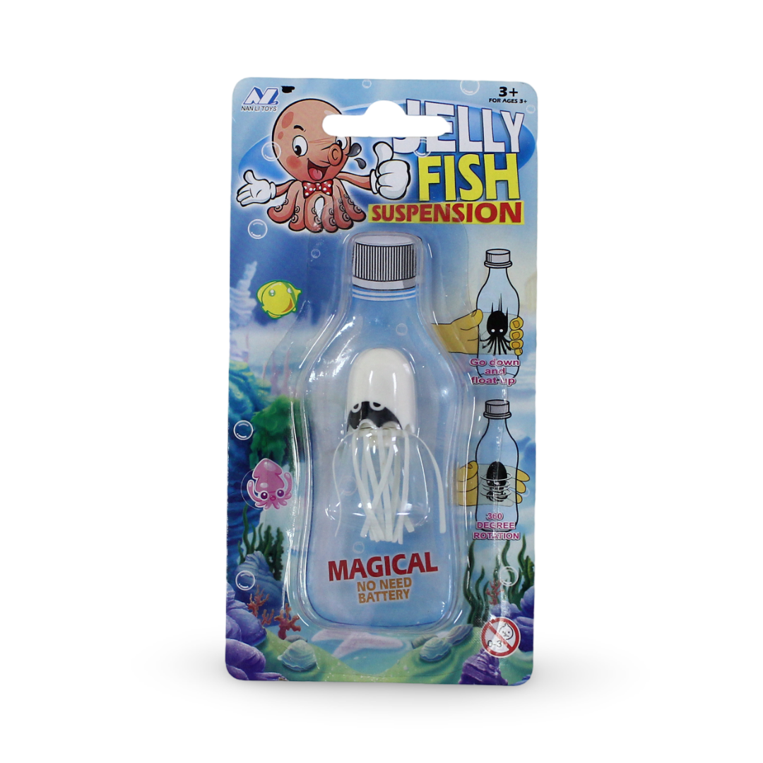 Magical Jelly Fish Suspension Toy – White
