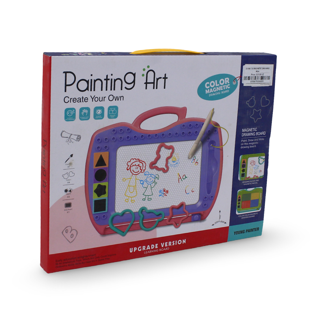 Painting Art Magnetic Drawing Board – Pink