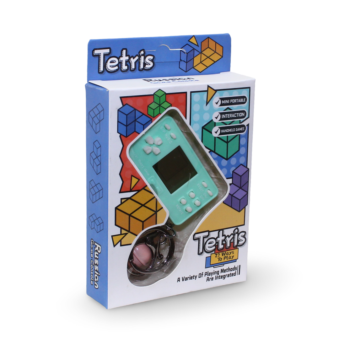 Tetris Russian Game Console Keychain – Mint - Toys - OKO
