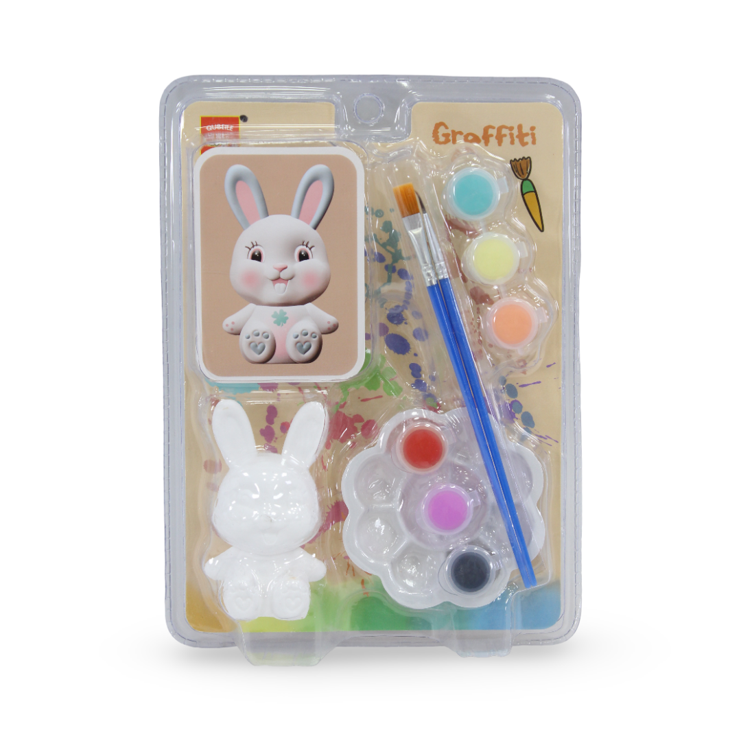 Graffiti Paint Your Own Bunny Craft Set