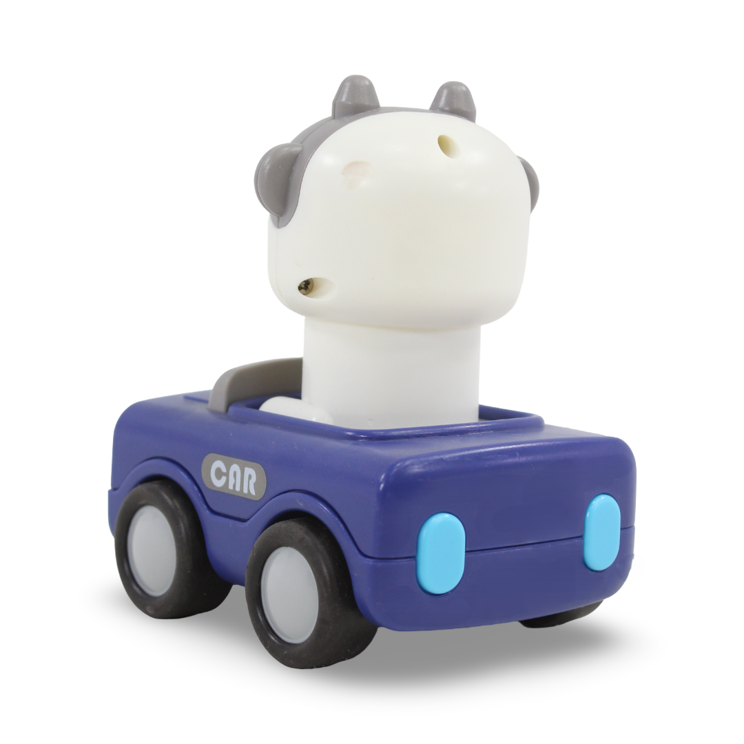 Press and Go Goat Car Figure – Blue