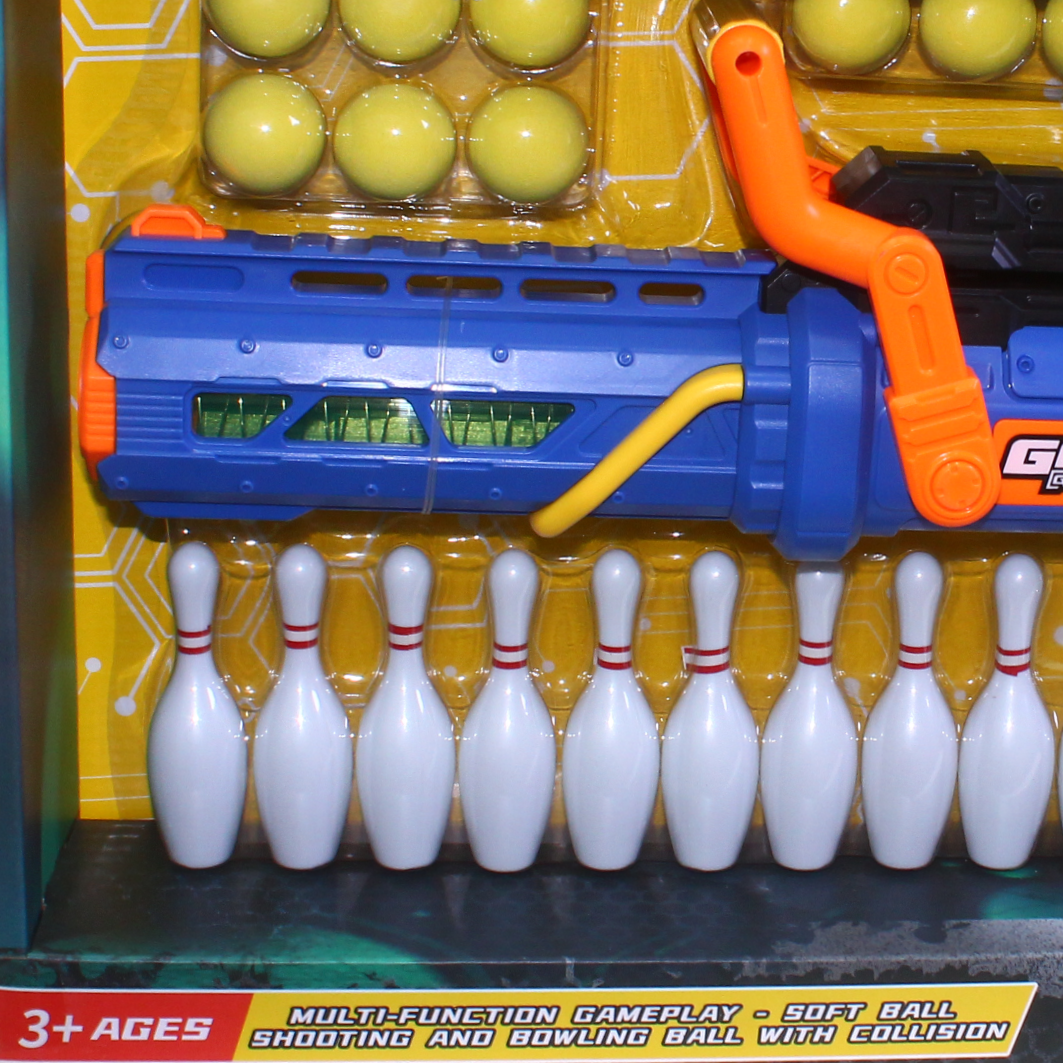 "Eva Ball Series" Multi-Function Shooting and Bowling Set – Blue